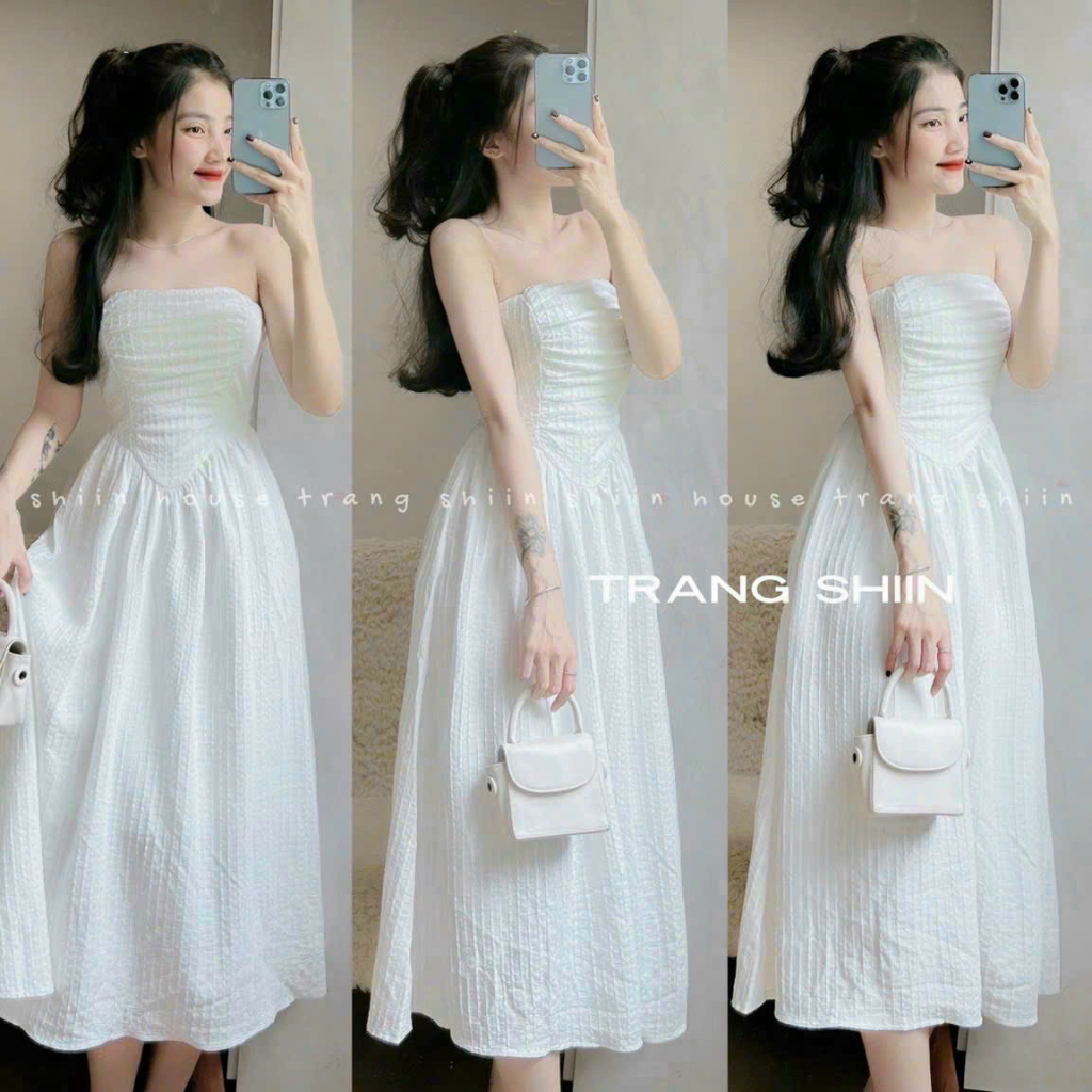 ĐẦM MIDI ỐNG CÚP