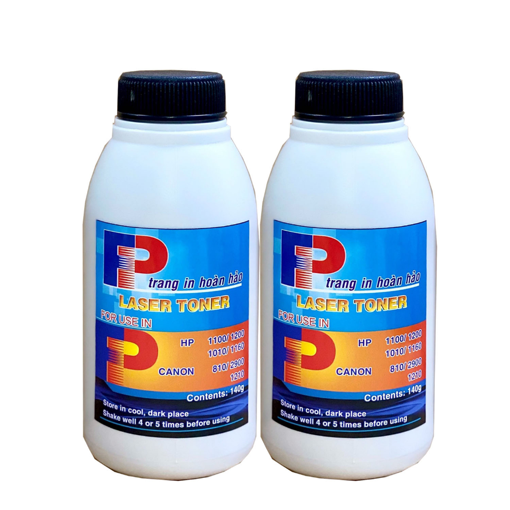 COMBO 05 CHAI Mực Nạp máy in Canon2900 siêu đậm nét đẹpcho máy in Canon2900, 3300, .Hp1020, P2035, Pro 400,