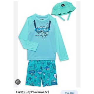 Set bộ bơi Hurley bé trai 3 món