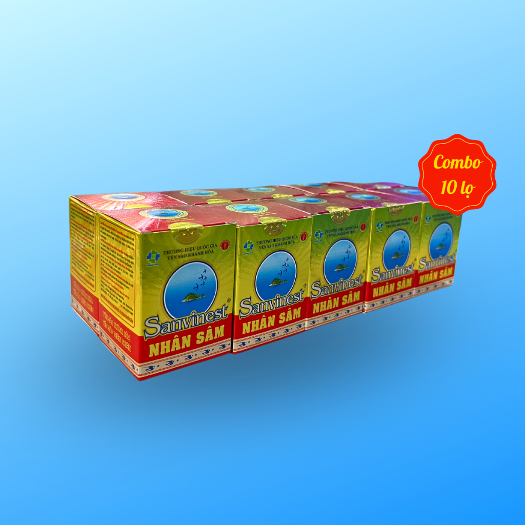 Nước Yến sào Sanvinest Khánh Hòa Fucoidan Nhân sâm đóng lọ 70ml - 207