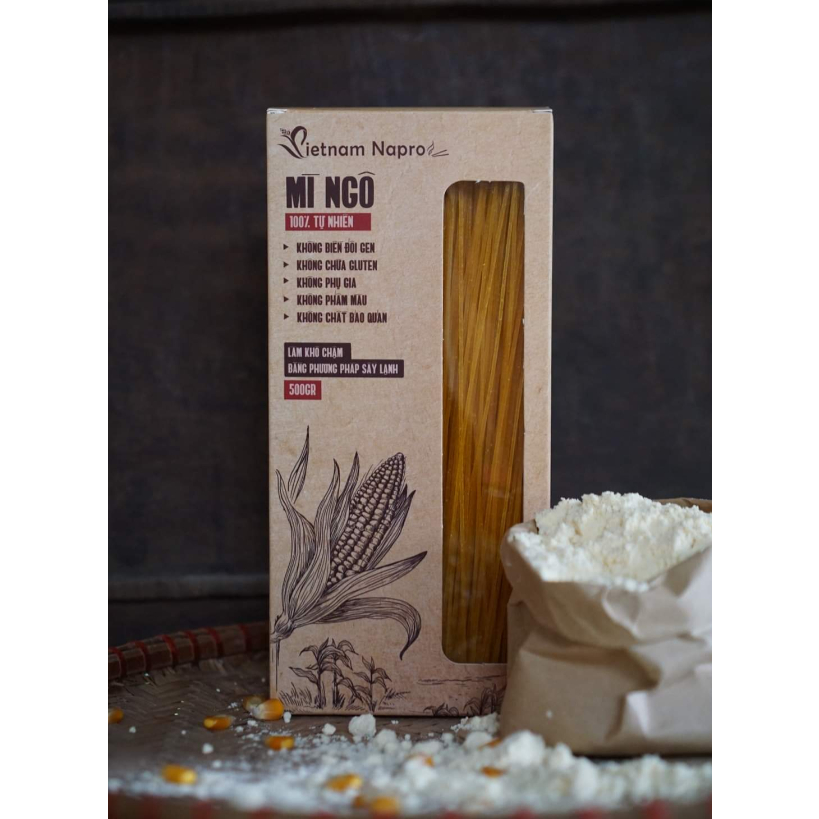 MÌ NGÔ VIETNAM NAPRO KHÔNG BIẾN ĐỔI GEN VÀ KHÔNG CHỨA GLUTEN