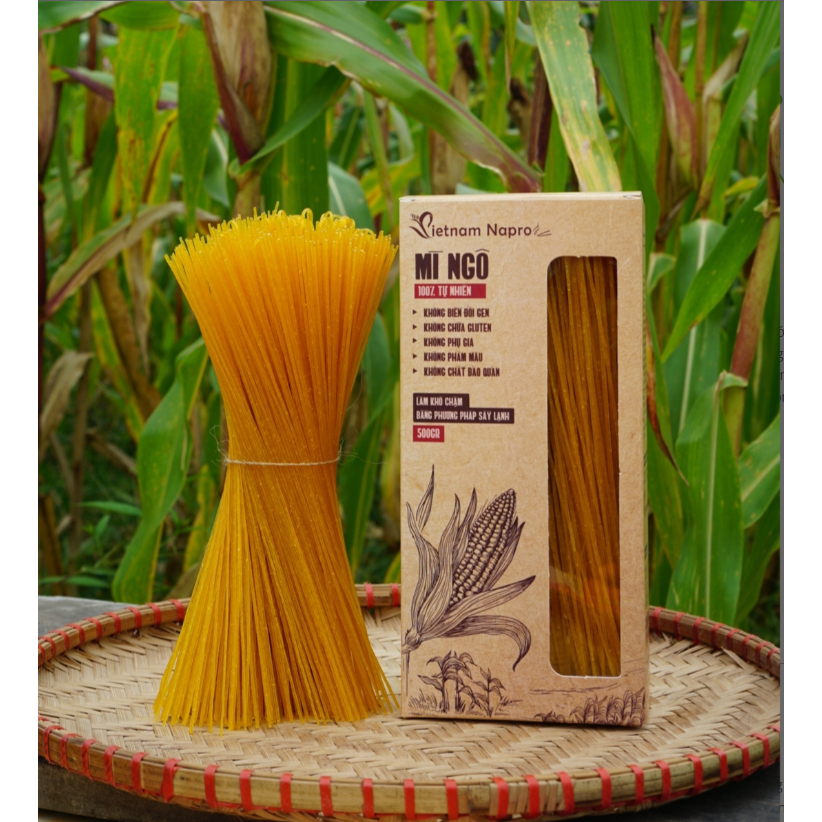 MÌ NGÔ VIETNAM NAPRO KHÔNG BIẾN ĐỔI GEN VÀ KHÔNG CHỨA GLUTEN