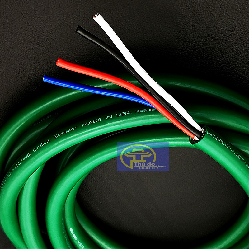 Đơn giá 1met - Dây loa Mcintosh 4 lõi đồng mạ bạc hàng cao cấp