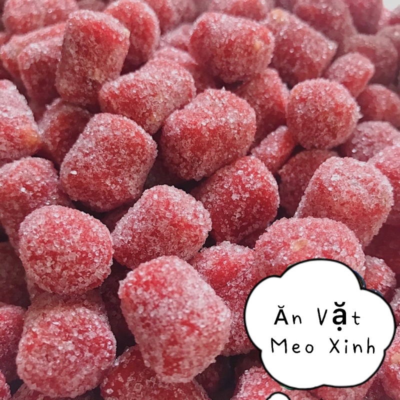 Ô mai dâu tây Đà Lạt thơm ngon , Ô mai dâu tây tẩm đường Đà Lạt
