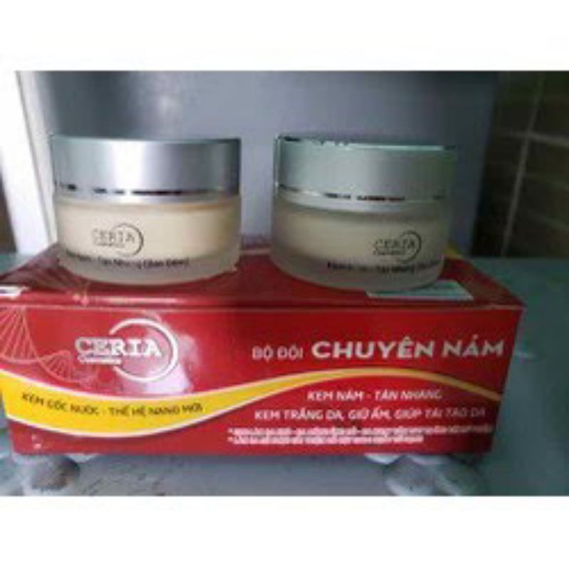COMBO bộ đôi chuyên Nám ngày & đêm CERIA tặng 1 sữa rửa mặt ceria