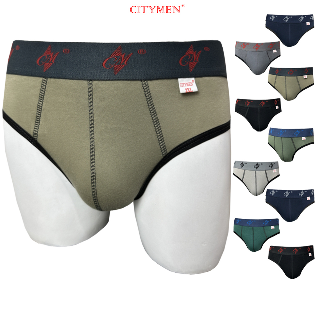 Quần Lót Nam Vải Cotton 2 Chiều Lưng CM Hiệu CITYMEN, Sịp Nam - CTSP-CM2C