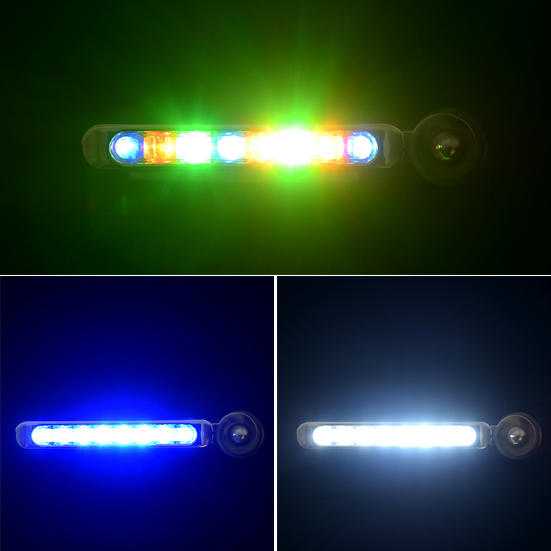 Combo 2 đèn led 8 bóng chạy năng lượng gió