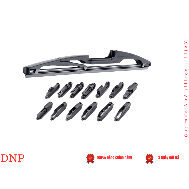 Gạt mưa ô tô LIJAY cho MITSUBISHI Xpander - Silicon thân mềm chính hãng
