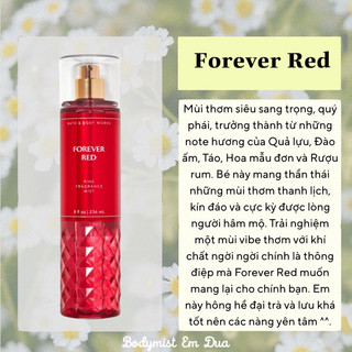 [Bodymist] Xịt Thơm Toàn Thân - FOREVER RED