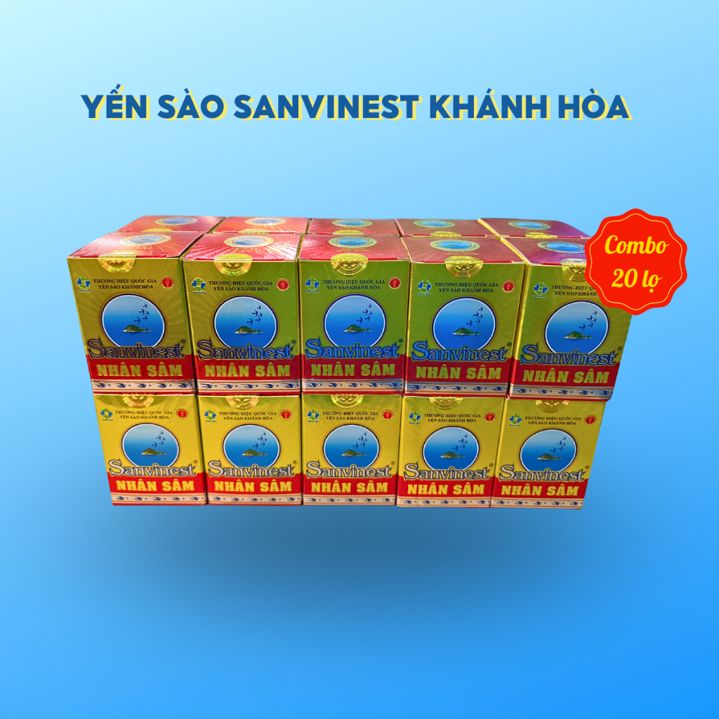 Nước Yến sào Sanvinest Khánh Hòa Fucoidan Nhân sâm đóng lọ 70ml - 207
