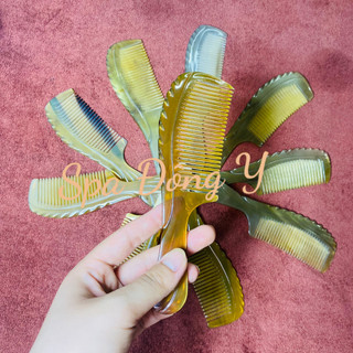 Lược sừng trâu chải đầu dưỡng sinh không tích điện
