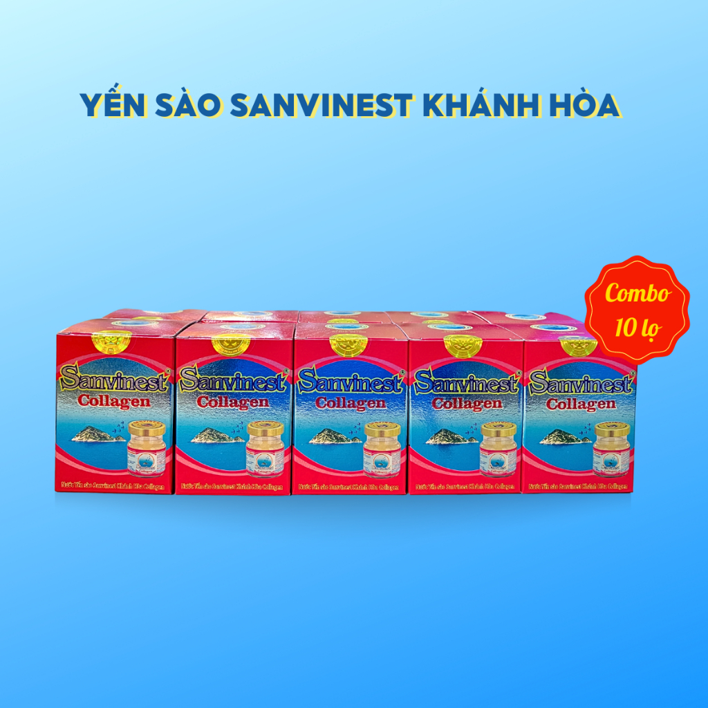 Nước Yến sào Sanvinest Khánh Hòa Collagen đóng lọ 70ml - 209