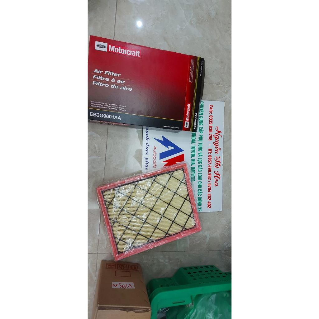 Lọc gió động cơ xe Ford Ranger 2.0 , Ford Everest  Mã: EB3G9601AA)