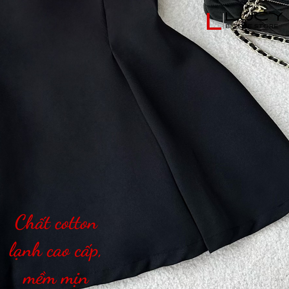 Áo bigsize nữ kiểu peplum cổ tim dự tiệc đi chơi LUCY 50 - 90 kg