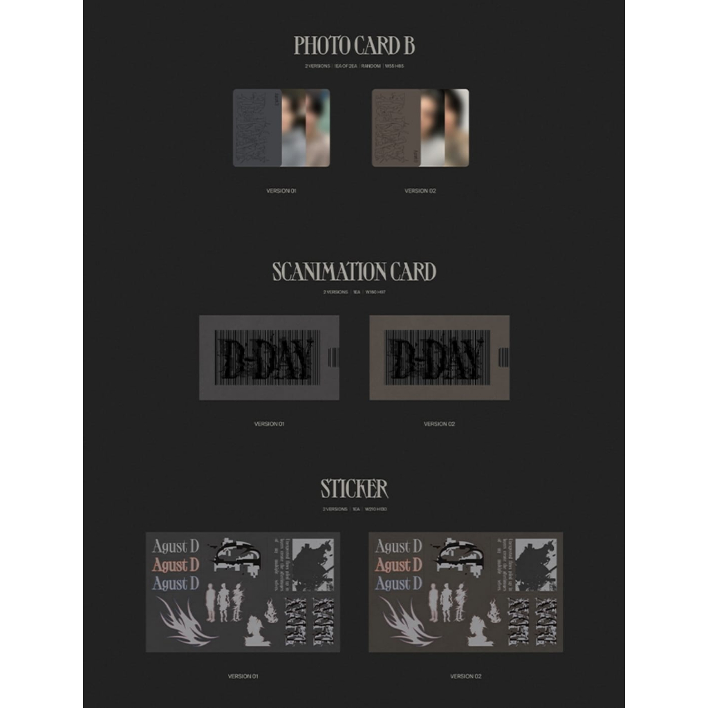 (SALE) Album SUGA D-DAY