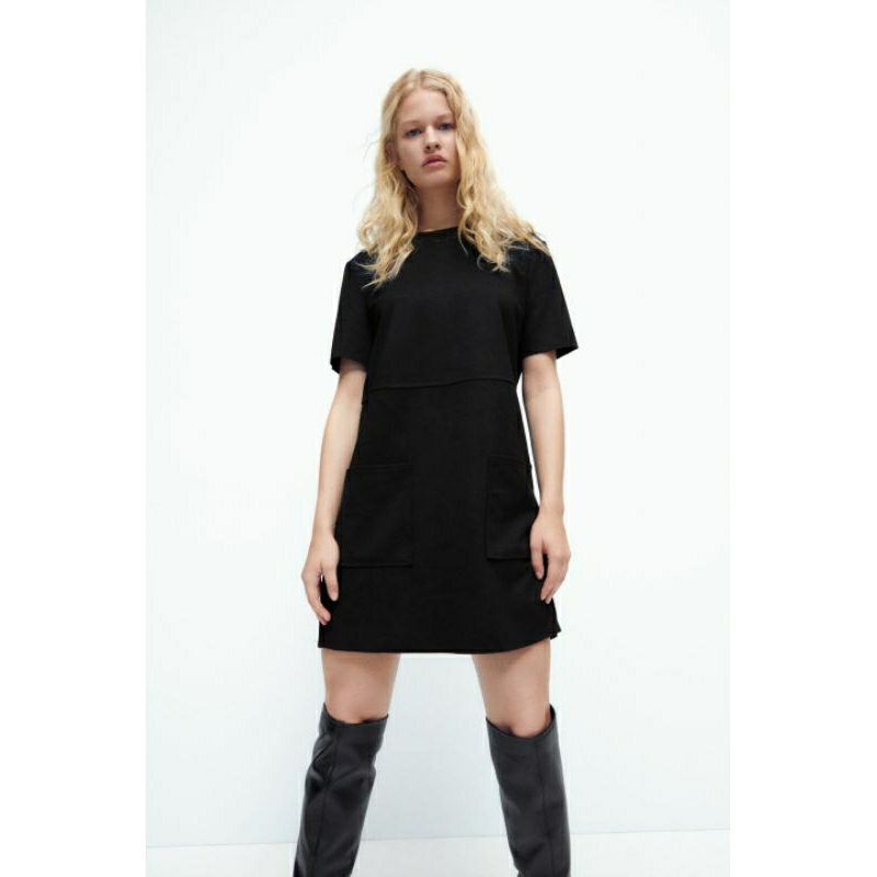 ZARA AUTHENTIC  Đầm túi Zara màu đen size XS