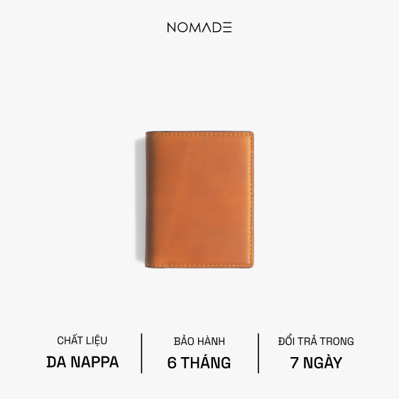 Ví Đứng NOMADE Da Nappa - Dáng Gập