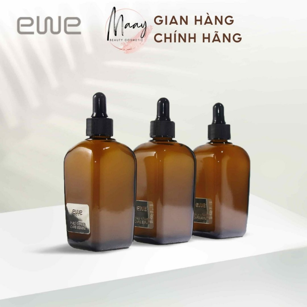 Serum EWE Daily Vitamin Care 100ml YGSERUMEWE MaayBeauty bổ sung vitamin A cho da trắng sáng giảm nám, thâm sạm