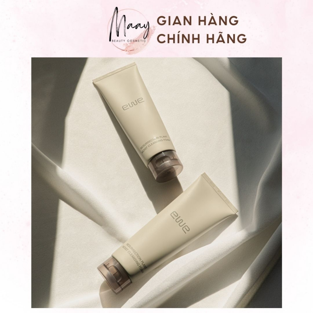 Sữa rửa mặt EWE RESURRECTION PLANT MOIST CLEANING FOAM YGF100 100ml MaayBeauty dịu nhẹ sạch sâu, khóa ẩm mịn