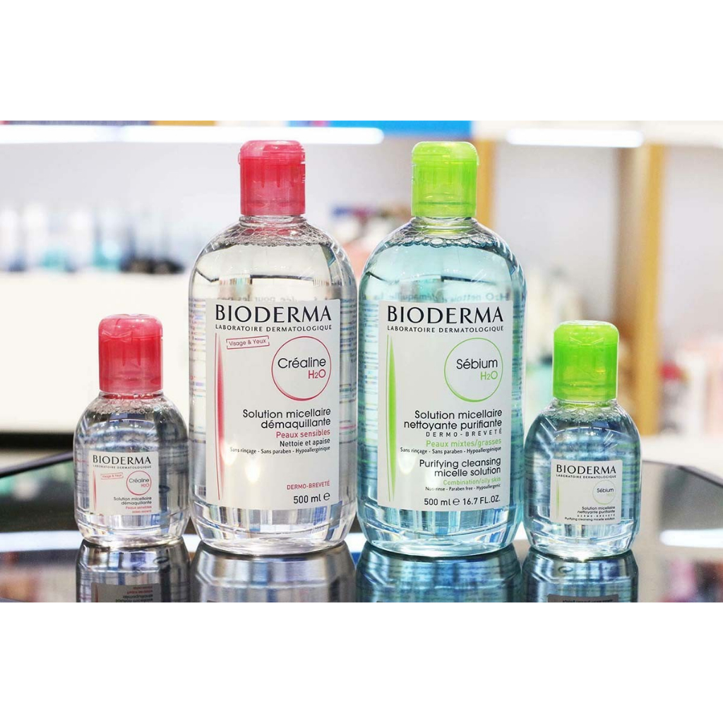 Nước tẩy trang bioderma 500ml dành cho da dầu và da nhạy cảm