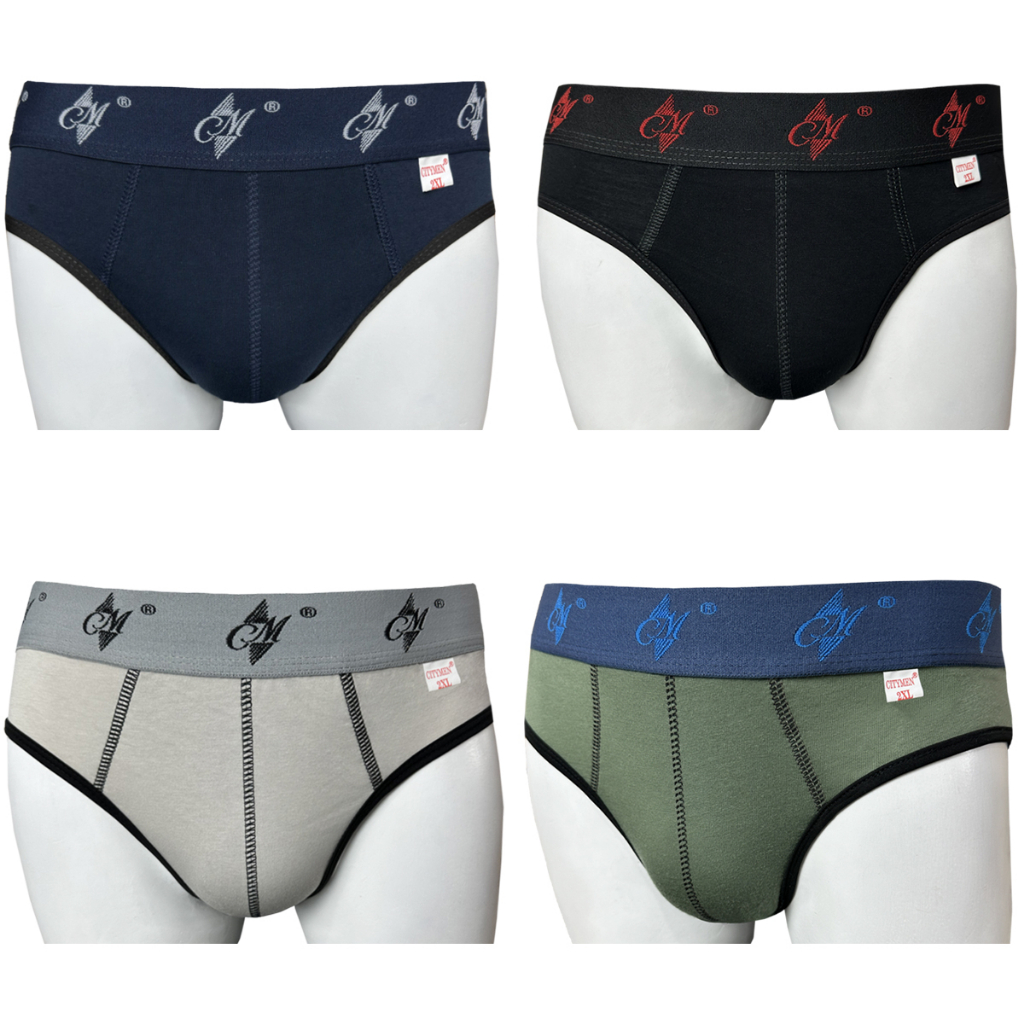 Quần Lót Nam vải cotton co giãn 2 chiều lưng CM hiệu CITYMEN, đồ lót - LMSP-CM2C