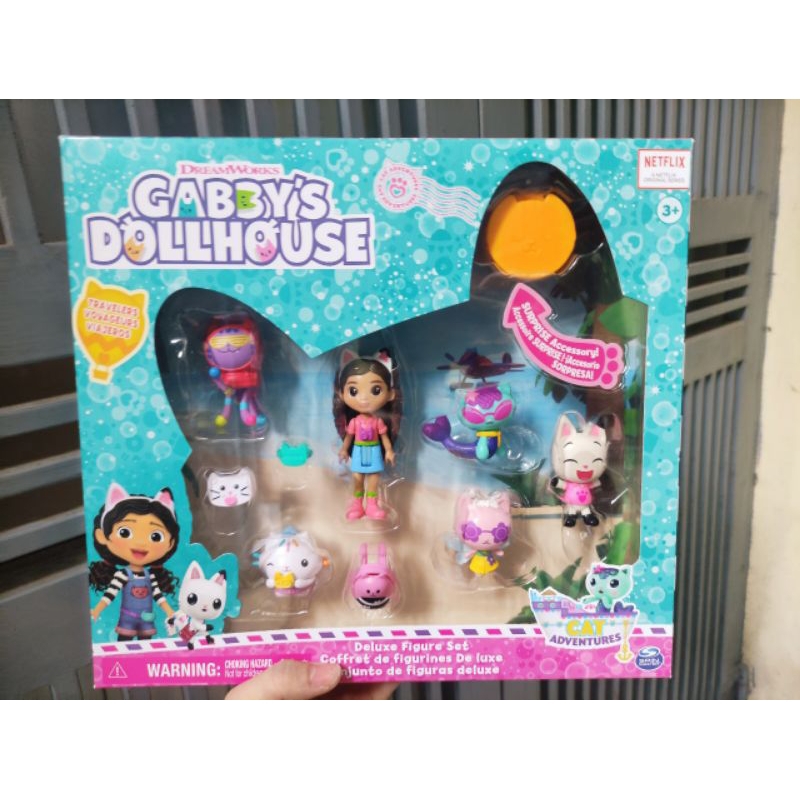 Bộ búp bê Gabby Dollhouse gồm 7 nhân vật và 1 phụ kiện đáng yêu