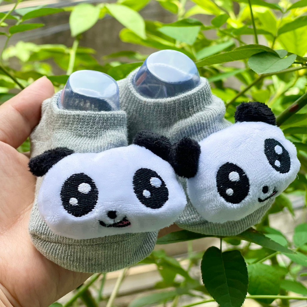 Tất 3D vớ sơ sinh hình thú và trái cây dễ thương cho bé trai, bé gái sơ sinh 3-12kg. Tất thú chống trơn trượt