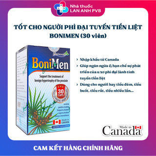 BONIMEN (Hàng nhập khẩu) - Hỗ trợ giảm phì đại lành tính tuyến tiền liệt, người hay tiểu đêm, tiểu nhiều lần.