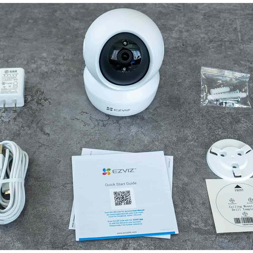 Camera WIFI trong nhà xoay 360 Ezviz C6N 2MP/4MP đàm thoại 2 chiều - HKT STORE