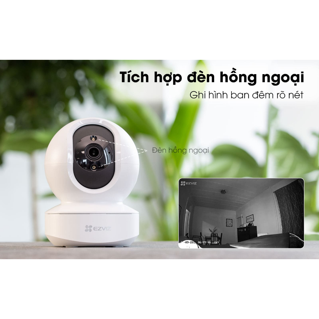Camera WIFI trong nhà xoay 360 EZVIZ TY1 4MP đàm thoại 2 chiều - HKT STORE