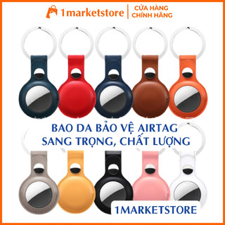 Bao da case bảo vệ AirTag có móc treo tiện dụng, chống va đập, nhiều màu sắc, sử dụng móc khóa, phụ kiện cho thú cưng