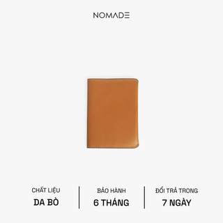 Ví card da nam nomade button dáng gập