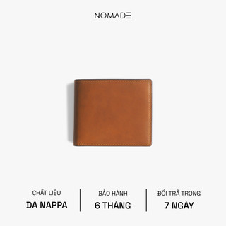 Ví nam dáng ngang nomade da nappa - có cánh lật