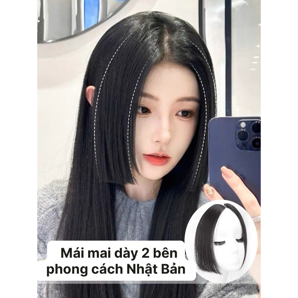Mái giả mai dày 2 bên phong cách Nhật Bản Cho TeenGirl
