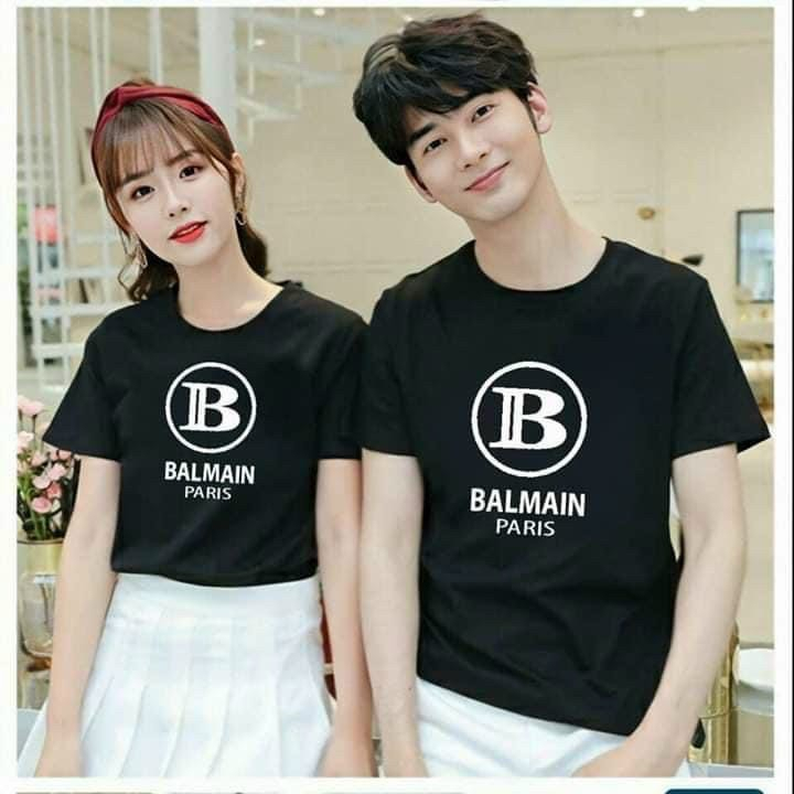 Áo đôi nam nữ, áo cặp in chữ dễ thương chất cotton thoáng mát không bong tróc