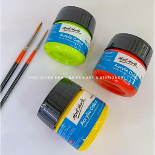 [DA ĐEN - QUẬN 3] Màu Hủ Acrylic 100ml Mont Marte Vẽ Trên Nhiều Chất Liệu