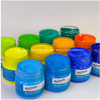[DA ĐEN - QUẬN 3] Màu Hủ Acrylic 100ml Mont Marte Vẽ Trên Nhiều Chất Liệu