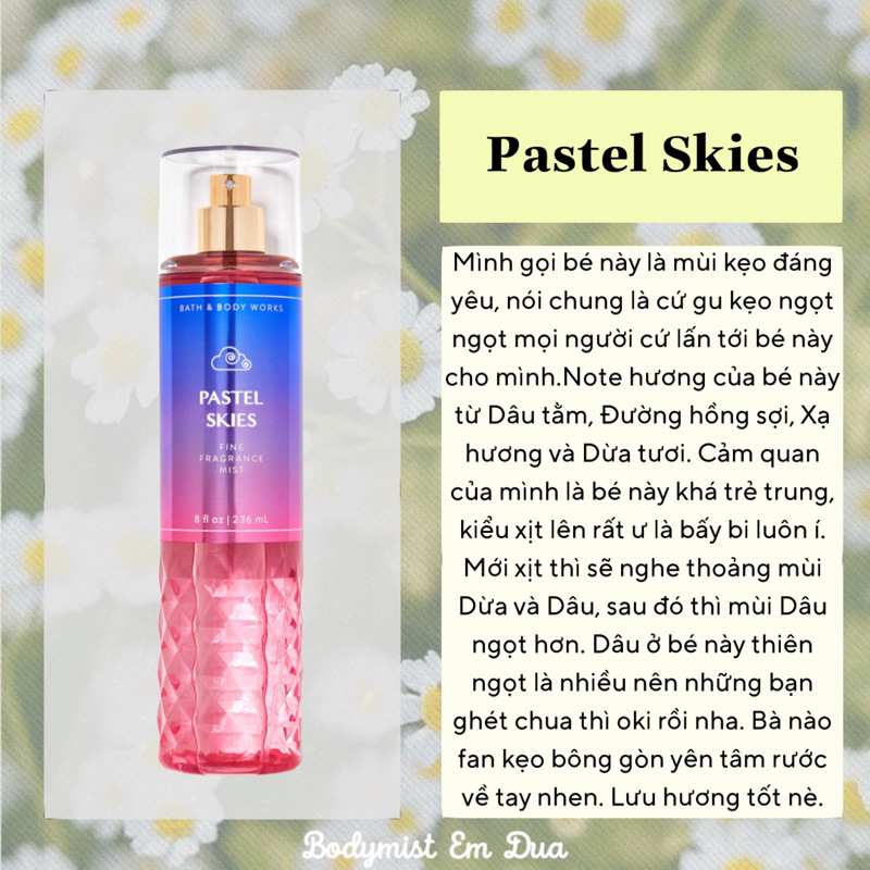 Xịt Thơm Toàn Thân - PASTEL SKIES