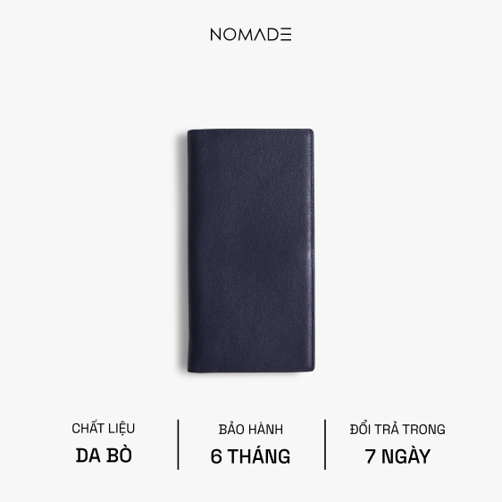 Ví Dài Nam Nữ Cầm Tay NOMADE Button Da Bò Thật