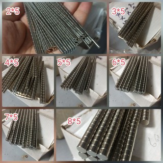 Nam châm viên nhỏ kích thước 2x5, 3x5, 4x5, 5x5, 6x5, 7x5, 8x5 siêu mạnh