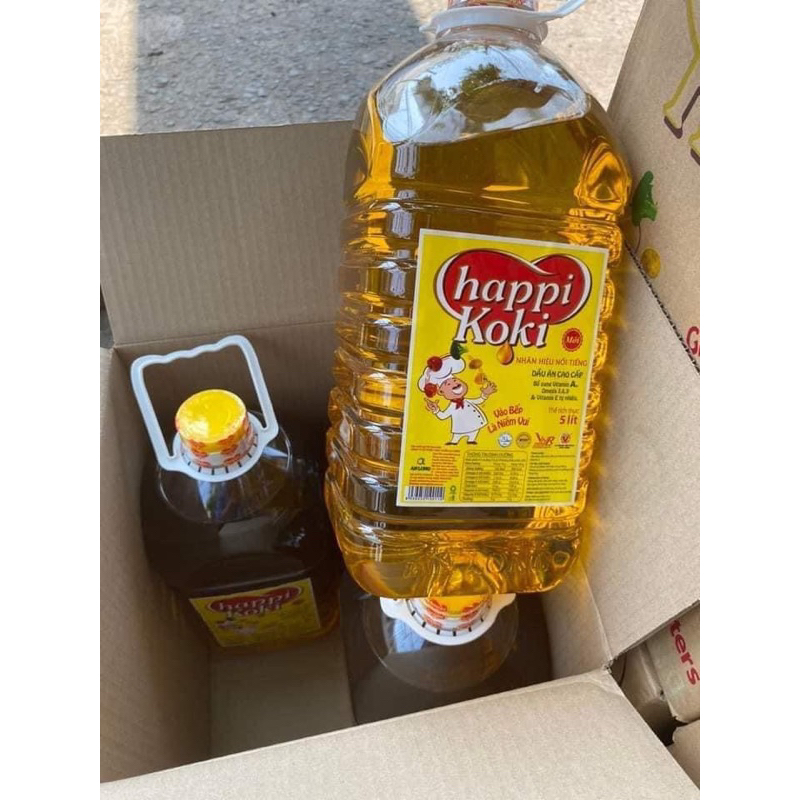 Dầu ăn happikoki 5 lít