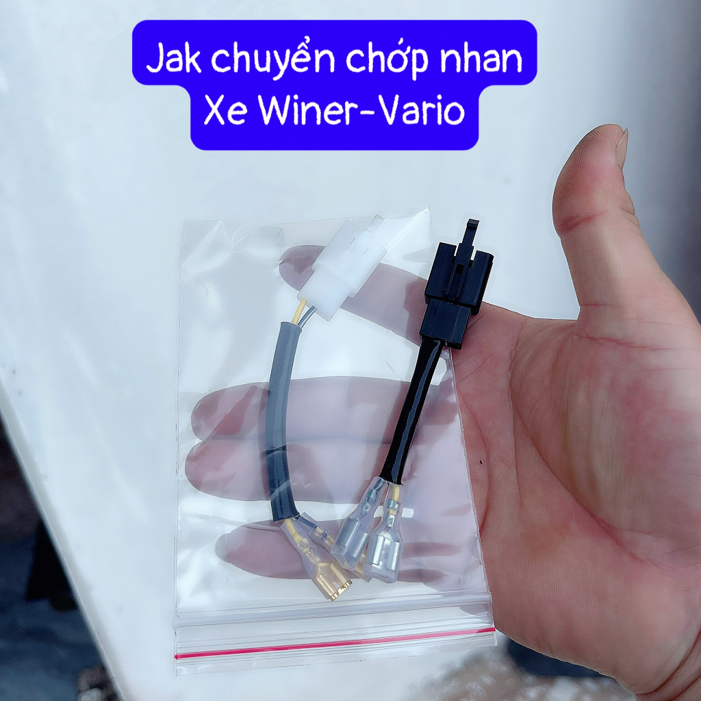 Jack chuyển và chớp xinhan từ 2 chân sang 3 chân cho winner x - vario các dòng xe chạy chớp 3 chân