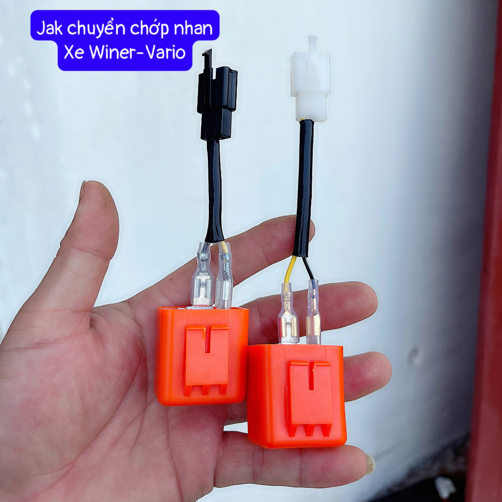 Jack chuyển và chớp xinhan từ 2 chân sang 3 chân cho winner x - vario các dòng xe chạy chớp 3 chân
