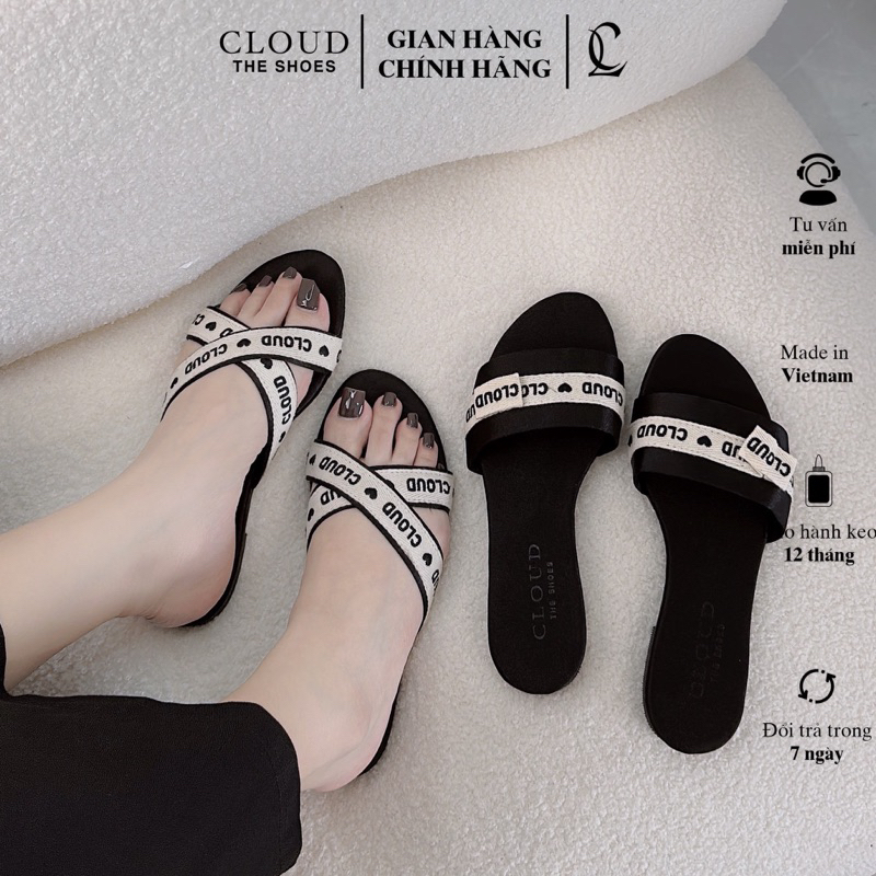 Dép bệt nữ quai ruy băng CLOUD