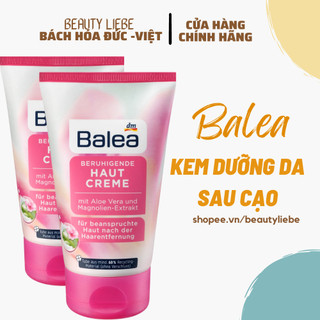 Kem dưỡng da sau cạo lông Balea Hautcreme - Hàng chính hãng nội địa Đức