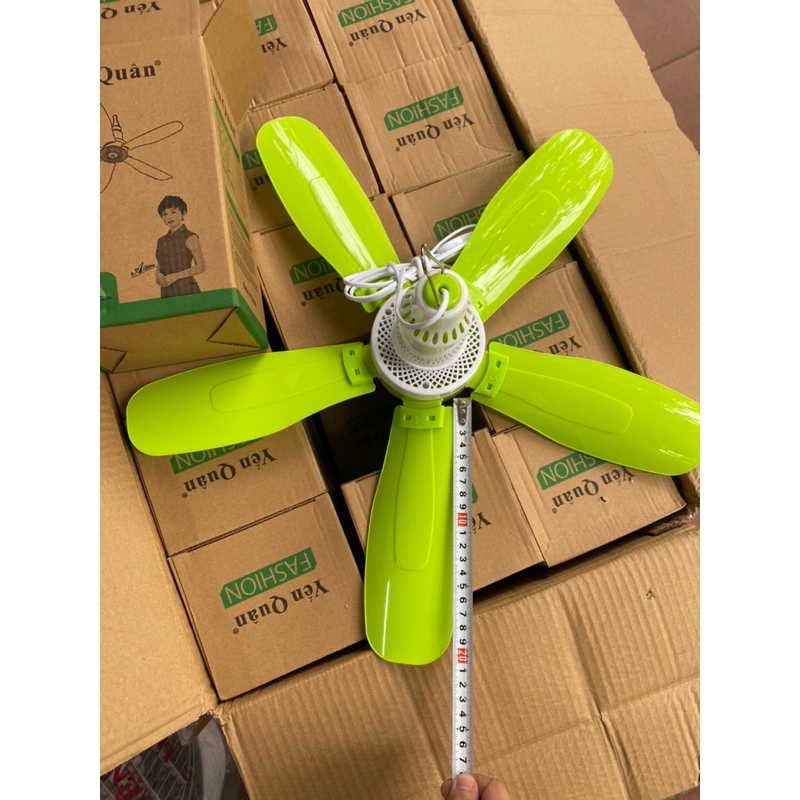 QUẠT TRẦN MINI 5 CÁNH YQ, QUẠT TREO MÀN TIỆN DỤNG CỰC MÁT TIẾT KIỆM ĐIỆN DÂY ĐỒNG AN TOÀN