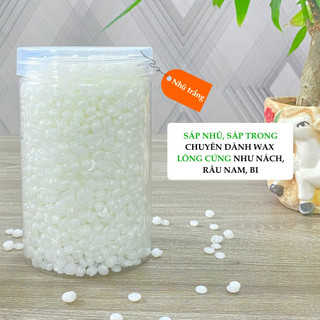   TẶNG 100G+MỠ TRĂN  500G Sáp wax LÔNG CỨNG chuyên wax nách râu nam bi- Sáp dẻo thơm wax sạch lông 