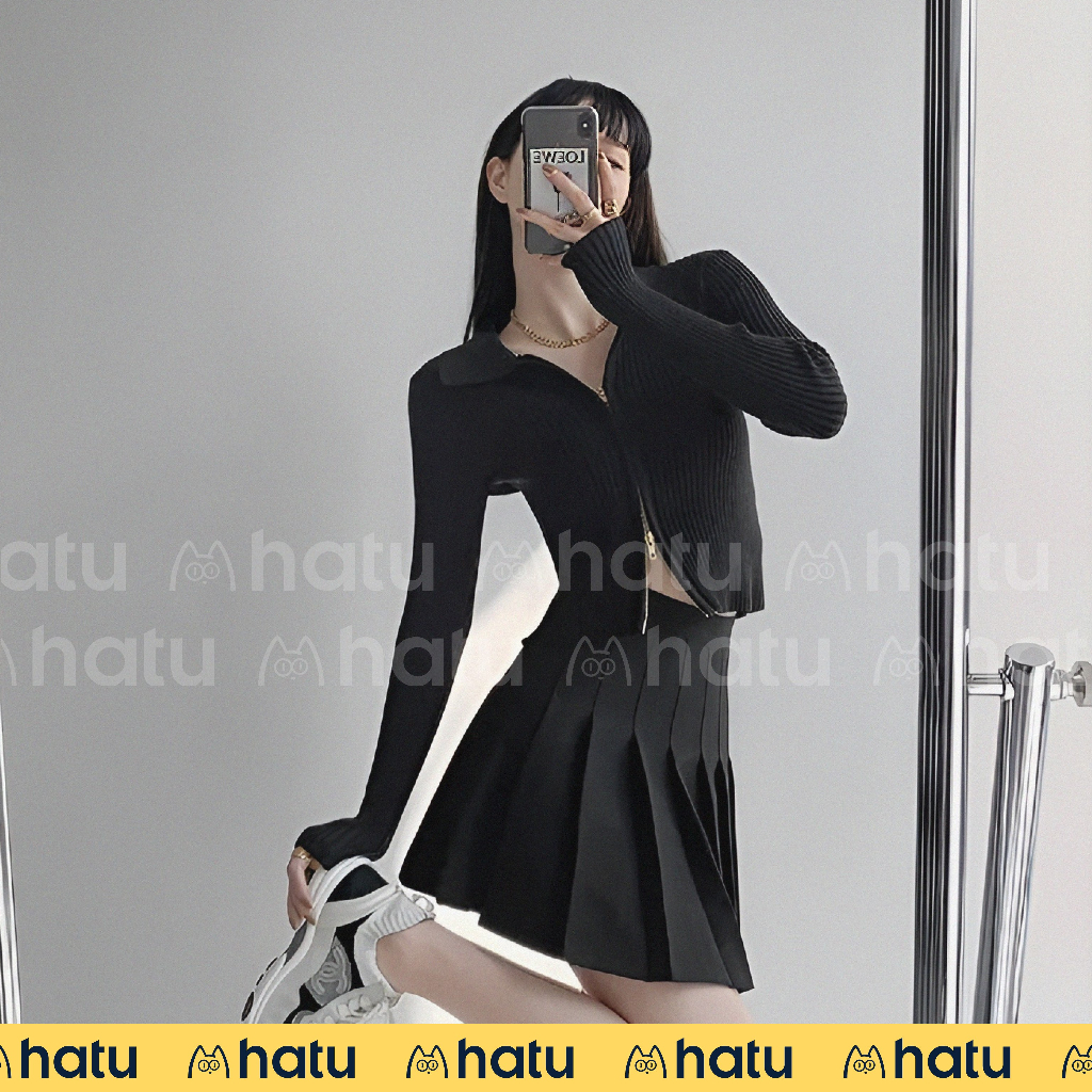 Chân váy xếp ly, chân váy tennis 2 lớp có quần bảo hộ bên trong, chất tuyết mưa dày, trend Douyin, Ullzang Hàn - 4 Size