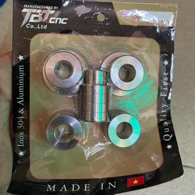 Bộ Canh Bánh Trước & Sau Xe Satria / Raider Fi Inox Hiệu TBT CNC nguyên khối