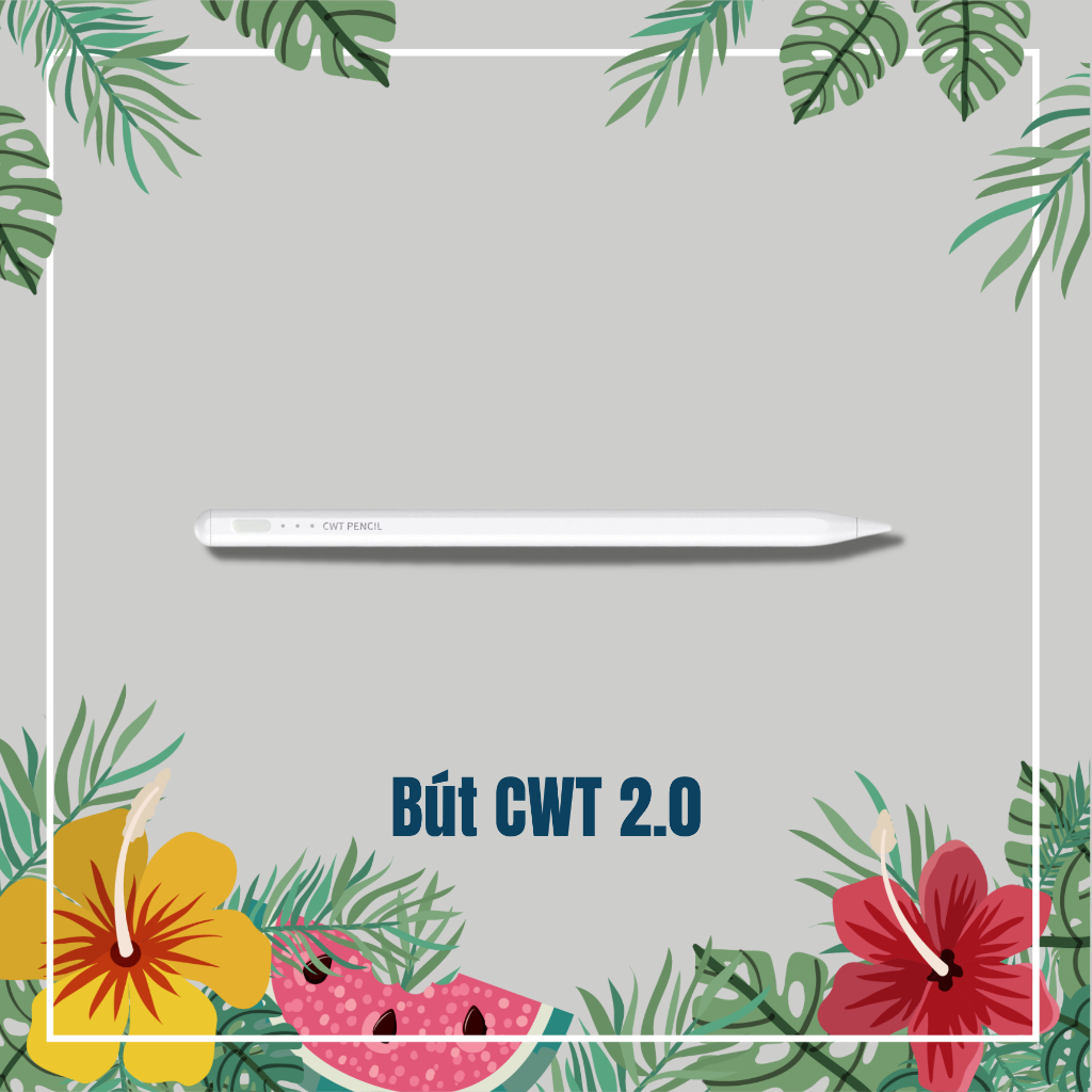 Bút Cảm Ứng CWT PENCIL 2.0 cho các dòng máy tính bảng, điện thoại IOS, Android, hỗ trợ sạc nhanh